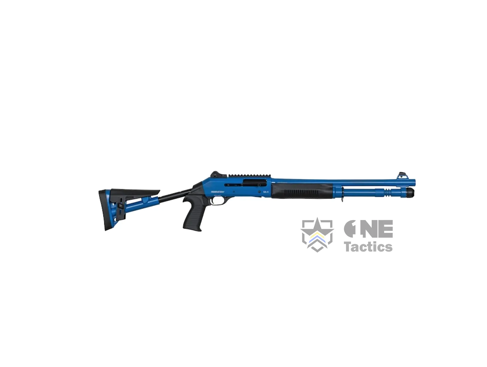Federation Firearms SA-4 Semi-Auto M4 Clone 12ga 18.7" NRA Blue Canada - Image 1