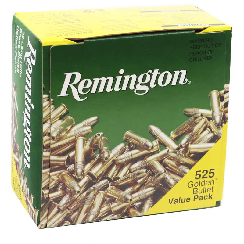 Remington Golden Bullet .22 LR 36gr HP 525rd