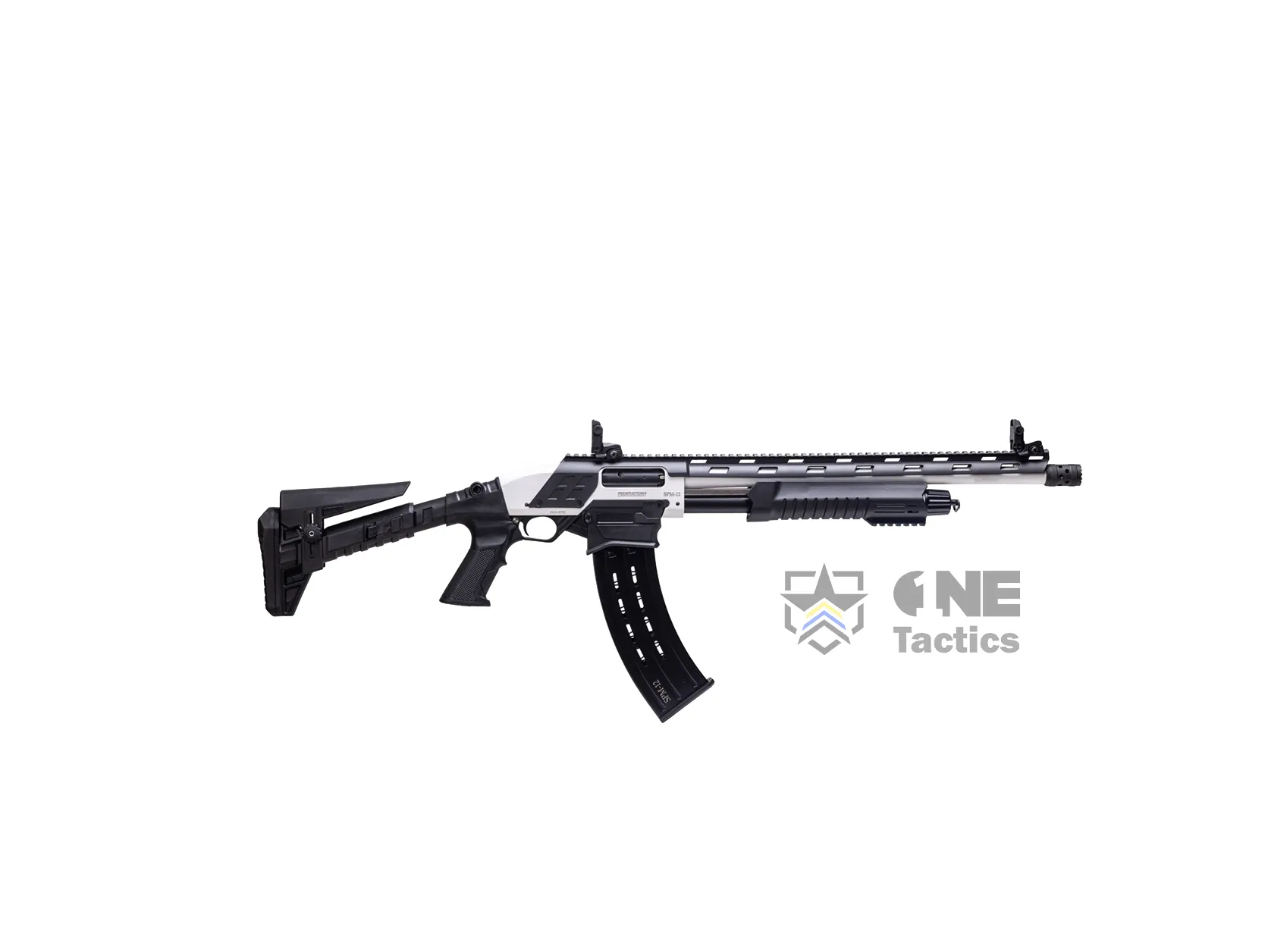 Federation Firearms SPM-12 Pump Mag-Fed 12ga 3" 18.7" Alpine White Canada - Image 1