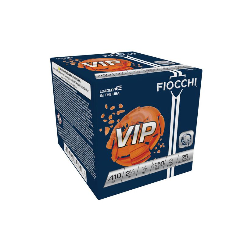 Fiocchi VIP .410GA 2-1/2" 1/2oz #8 25rd