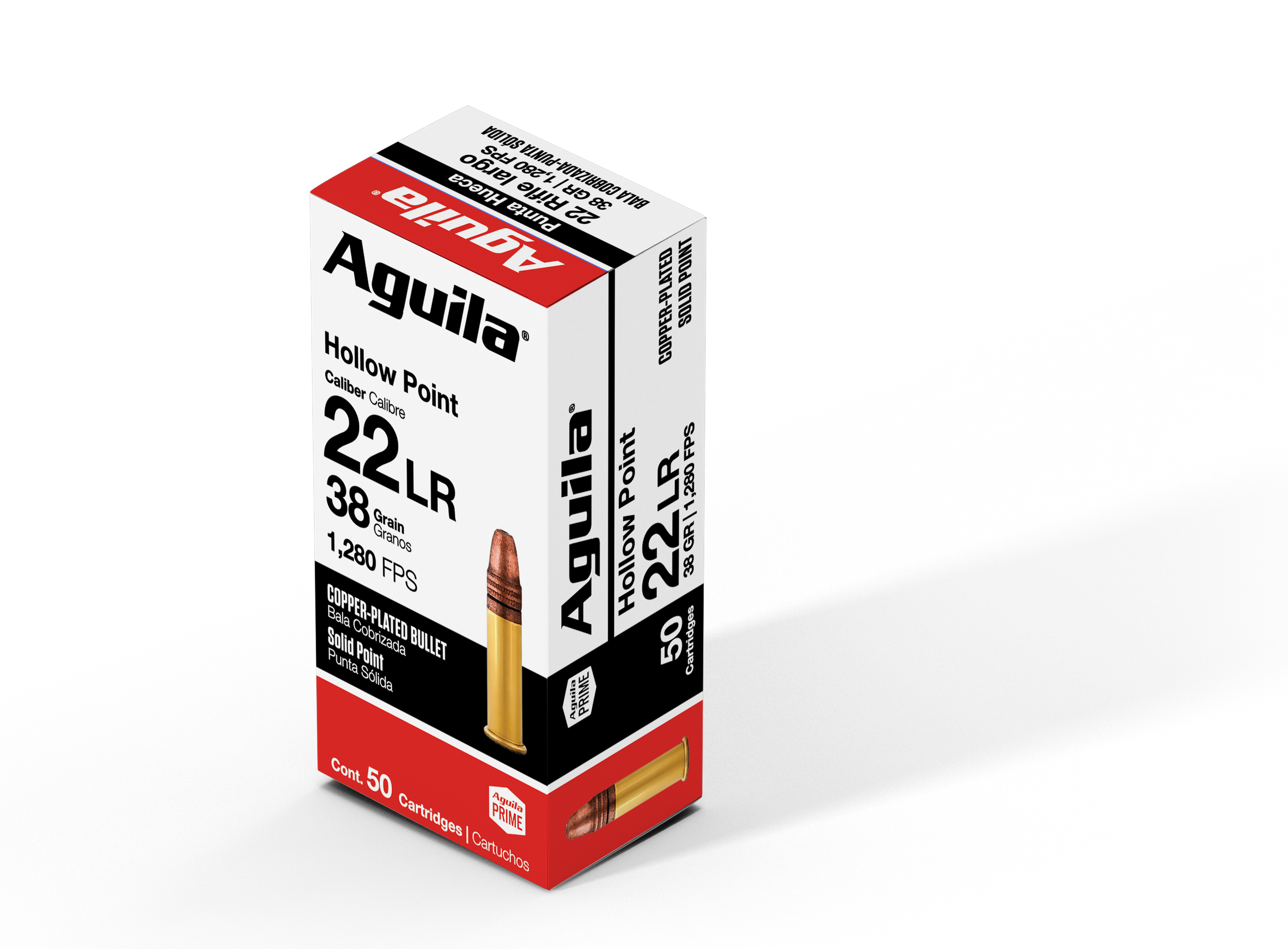 Aguila High Velocity .22 LR 38gr HP 500rd