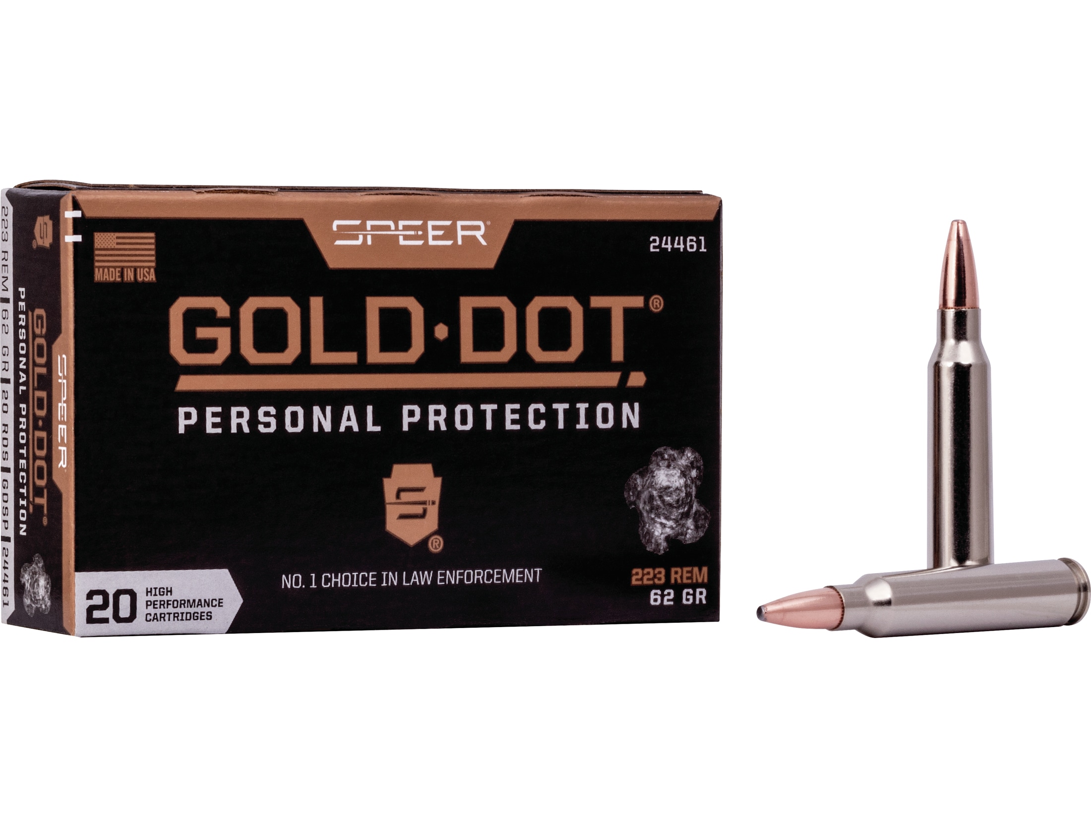 CCI Speer Gold Dot Duty .223 Rem 62gr GDSP 20rd