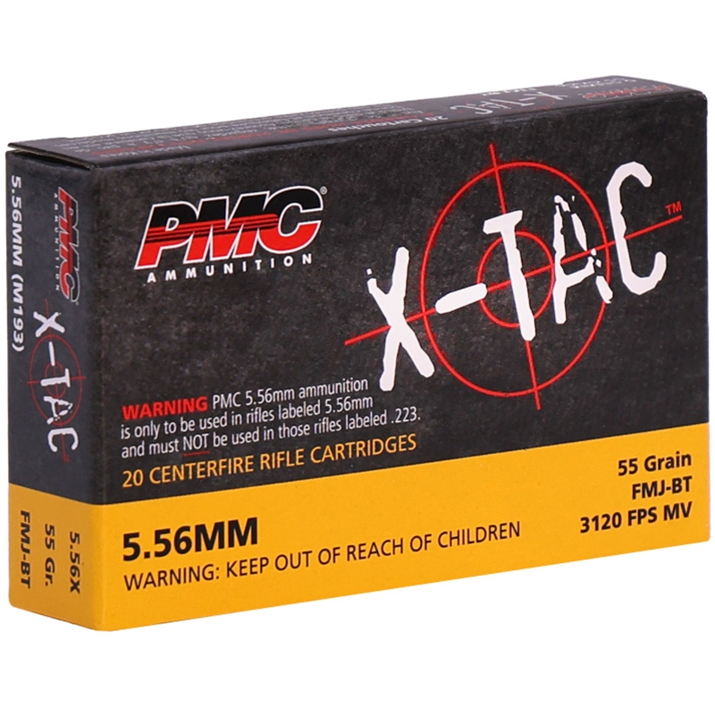 PMC X-TAC 5.56x45mm 55gr FMJ-BT 20rd