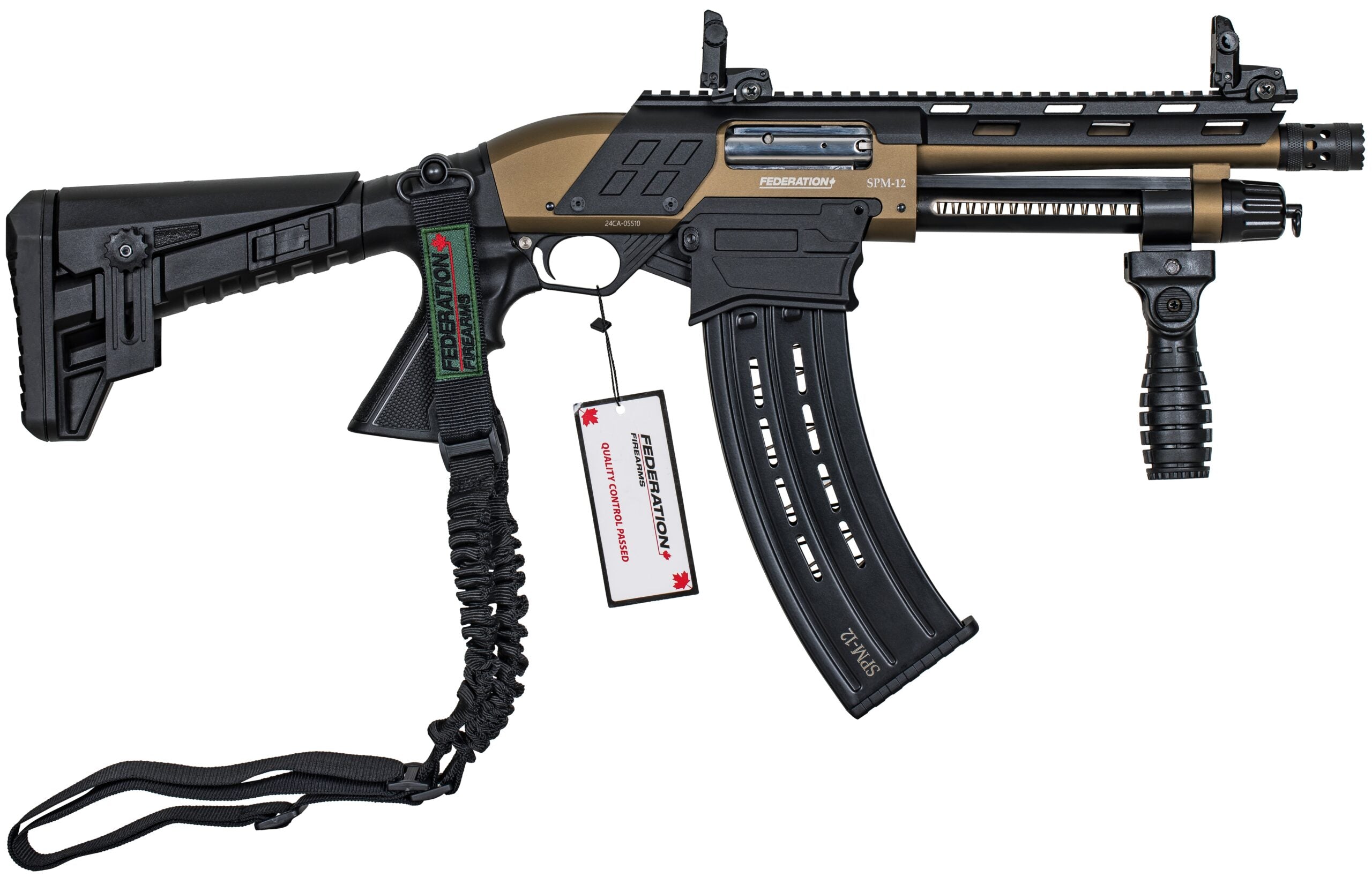 Federation Firearms SPM-12 Shorty Pump Mag-Fed 12ga 3" 9" Bronze