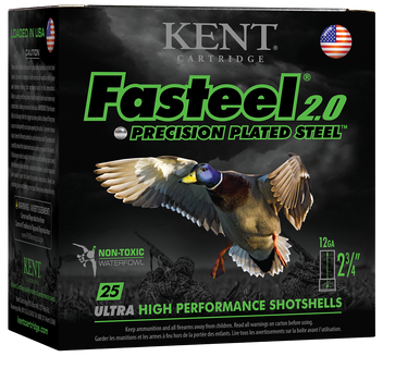 Kent Cartridge Fasteel 2.0 12ga 2-3/4" #4 1-1/16oz