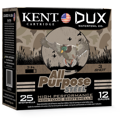 Kent Cartridge All-Purpose Steel 12ga 3" #3 1-1/4oz