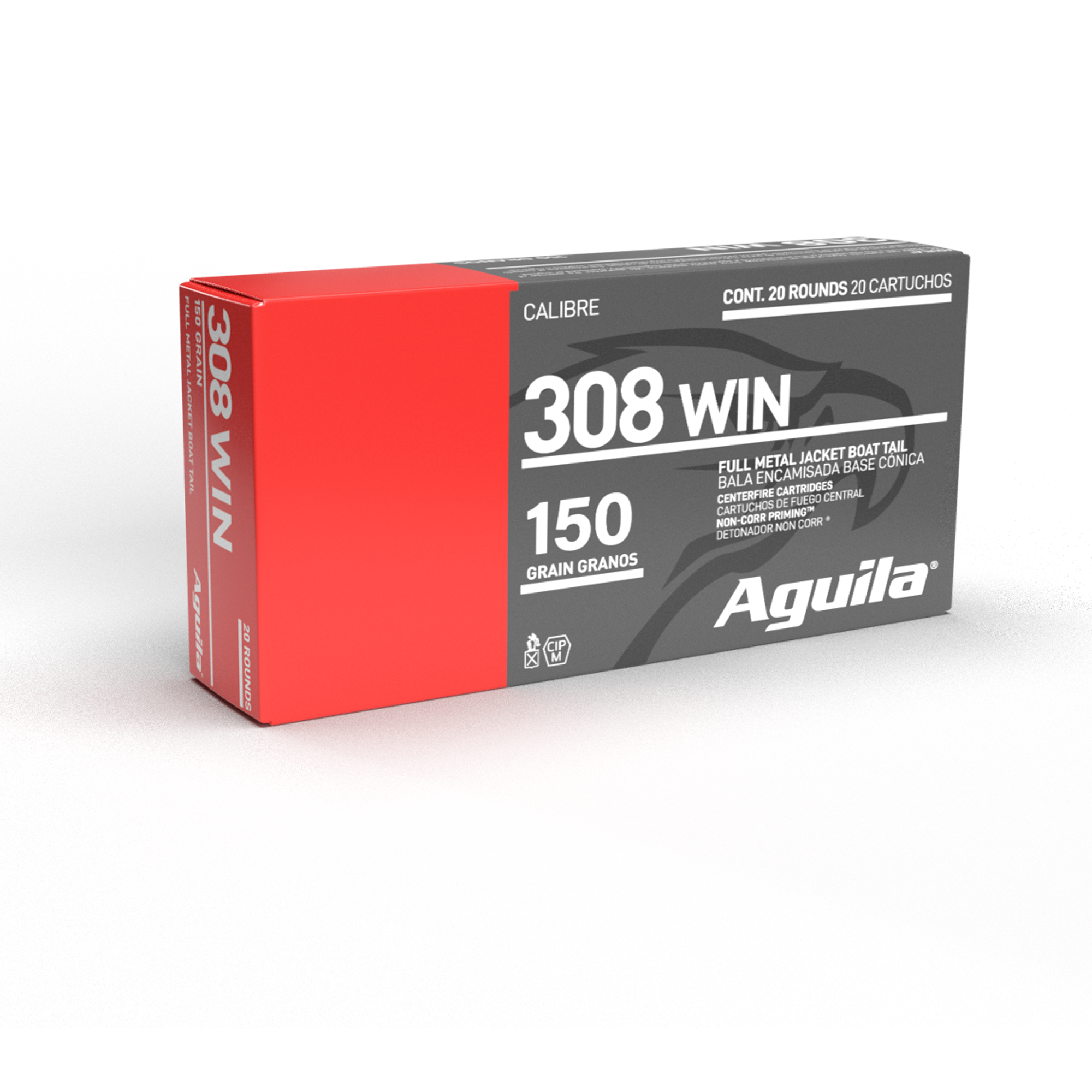 Aguila .308 Win 150gr FMJ-BT 20rd