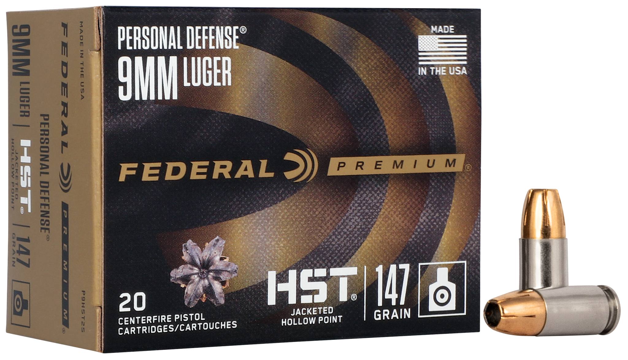 Federal Tactical HST 9mm Luger 147gr JHP 50rd