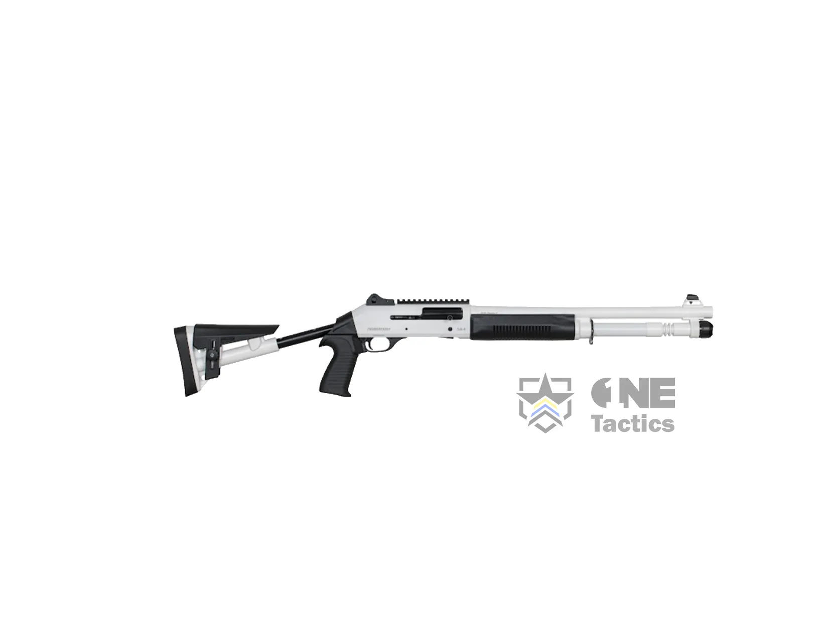 Federation Firearms SA-4 Semi-Auto M4 Clone 12ga 18.7" White Canada - Image 1