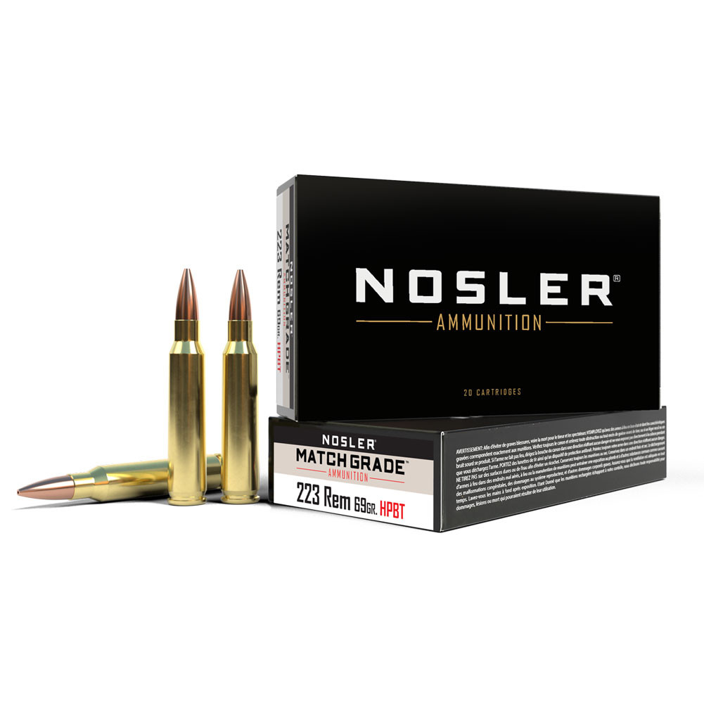 Nosler Match Grade .223 Rem 69gr HPBT 20rd