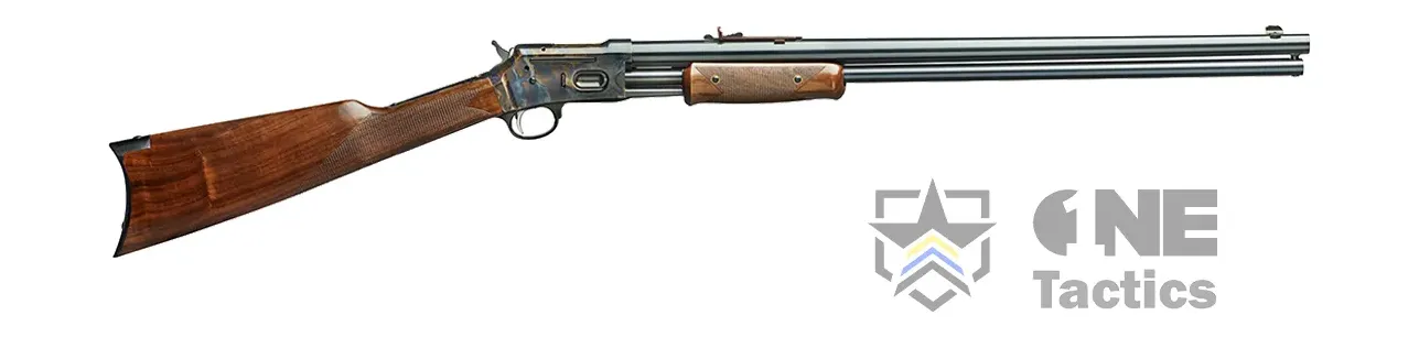 Davide Pedersoli 1884 Silver Spur Lightning Pump-Action Rifle, .45LC