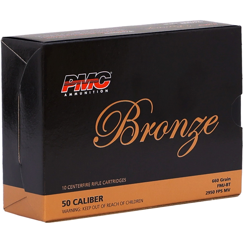 PMC X-TAC Match .50 BMG 740gr Solid Brass 10rd