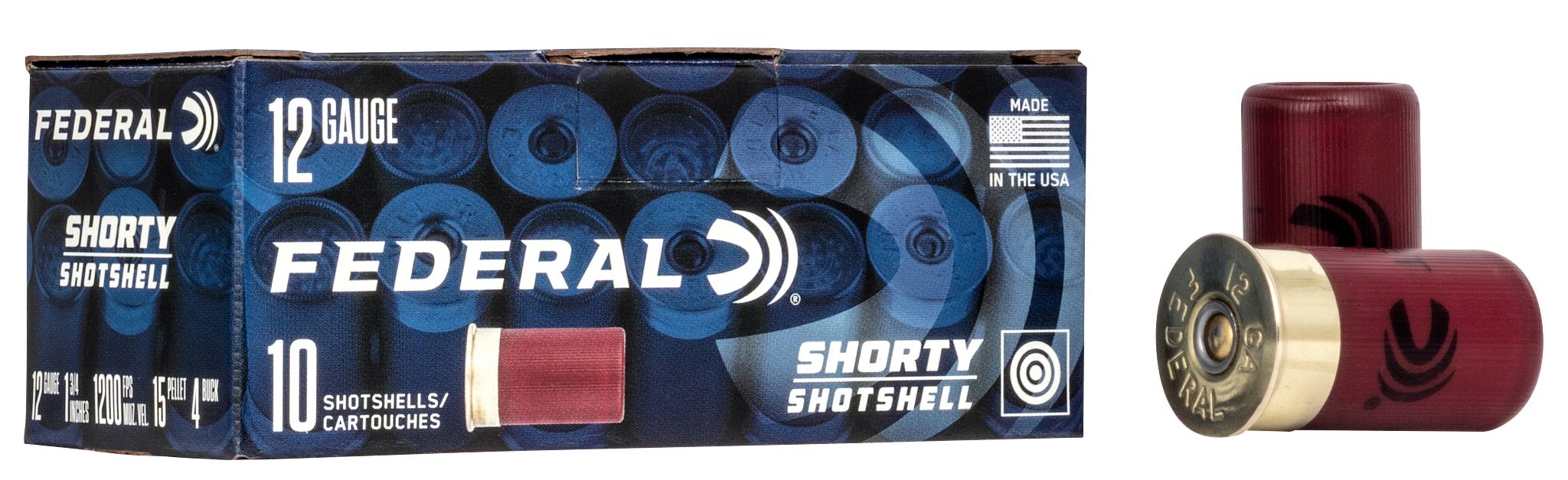 Federal Shorty Shotshell 12GA 1-3/4" 10rd