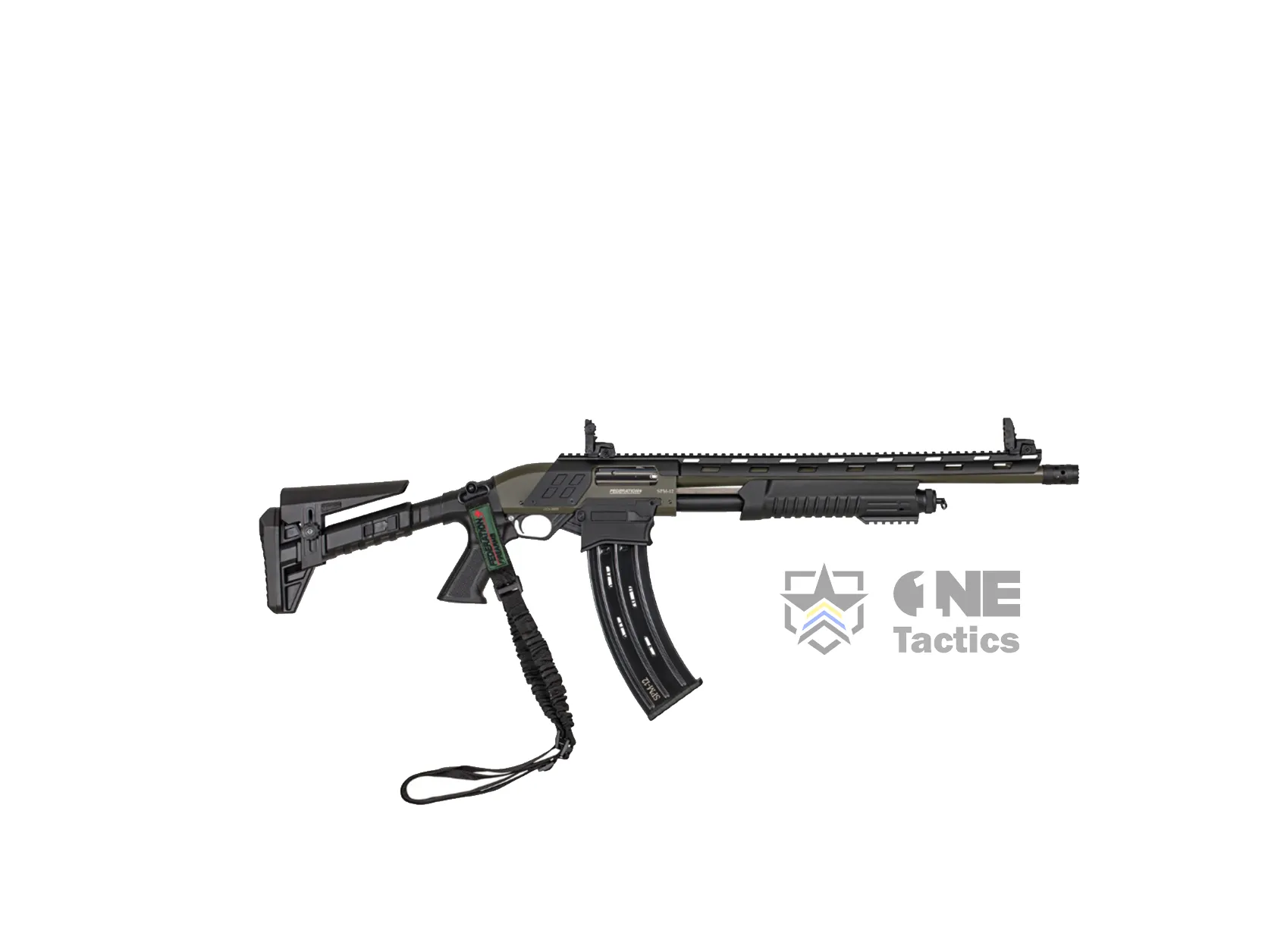 Federation Firearms SPM-12 Pump Mag-Fed 12ga 3" 18.7" OD Green Canada - Image 1
