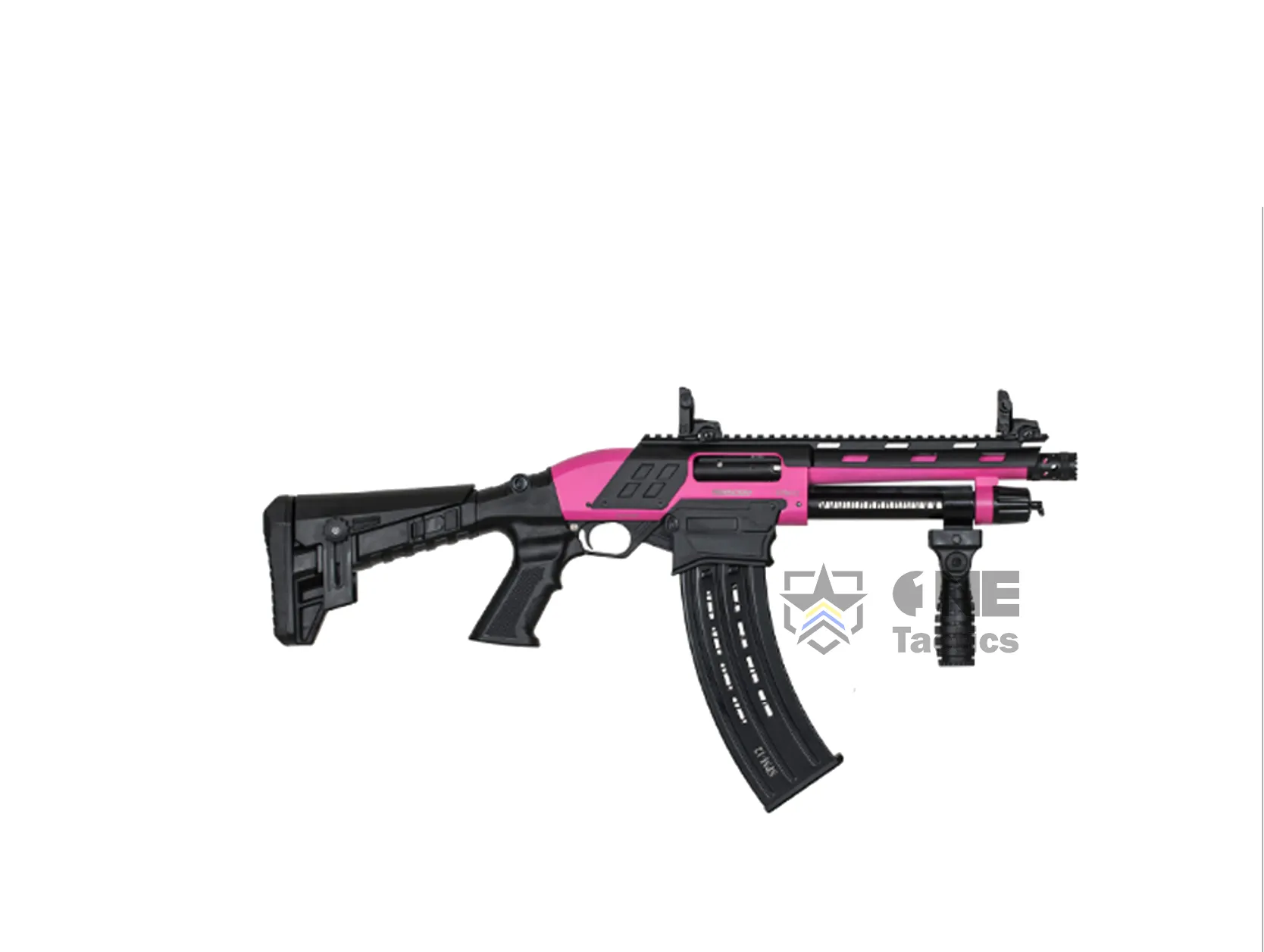 Federation Firearms SPM-12 Pump Mag-Fed 12ga 3" 18.7" Prison Pink Canada - Image 1