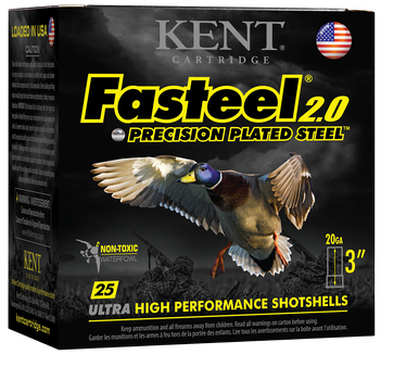Kent Cartridge Fasteel 2.0 20ga 3" #2 7/8oz Canada - Image 1