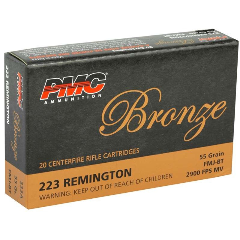 PMC Bronze .223 Rem 55gr FMJ-BT 20rd